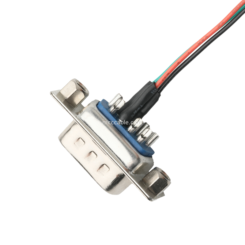 DB 9P Zestaw kabli LVDS D-SUB-9P Lutowanie męskie do MX1.25mm 4Pin Wire Connector OEM/ODM