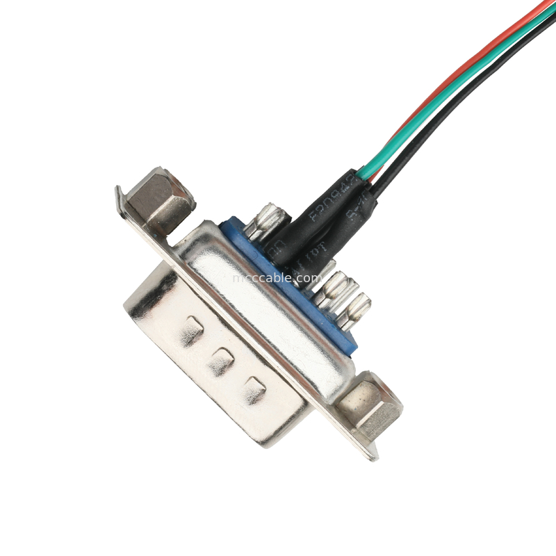 DB 9P Zestaw kabli LVDS D-SUB-9P Lutowanie męskie do MX1.25mm 4Pin Wire Connector OEM/ODM