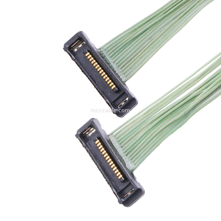 35P Mikro Kabel Koaxial 20380-035t-06 Lvds Konektor 0,4 mm