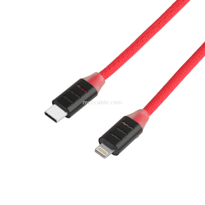 Kabel USB C do błyskawicy do szybkiego ładowania telefonów Samsung i Apple OEM / ODM