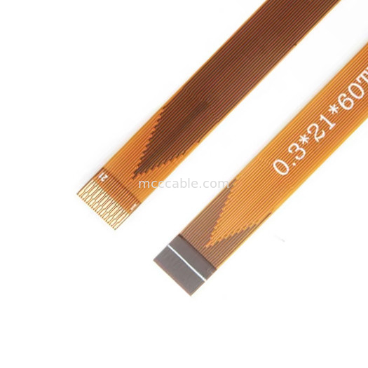 21-pinowy kabel FFC FPC, elastyczny kabel płaski FPC Złącze wyświetlacza lvds o skoku 0,3 mm