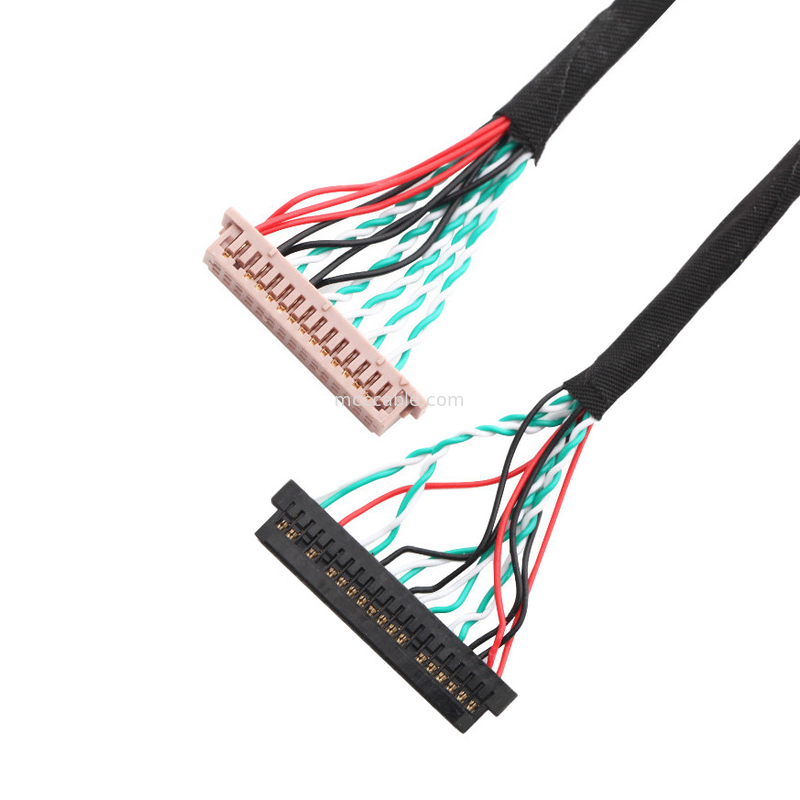 30-pinowy zespół kabla LVDS WL1258h-20P DO  DF13-2 złącze wyświetlacza lvds
