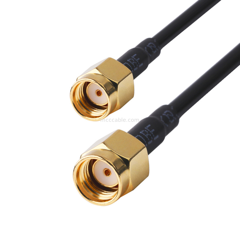 Złącze RF 50 ohm Impedancja Lmr100 RF Kabel koaksjalny Czarny lcd lvds kabel samtec kabel szybki