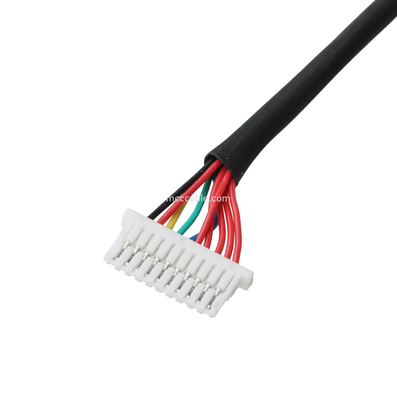 Kabel lvds 10P JST SHLP-10V-S-B do półobciętych pasów
