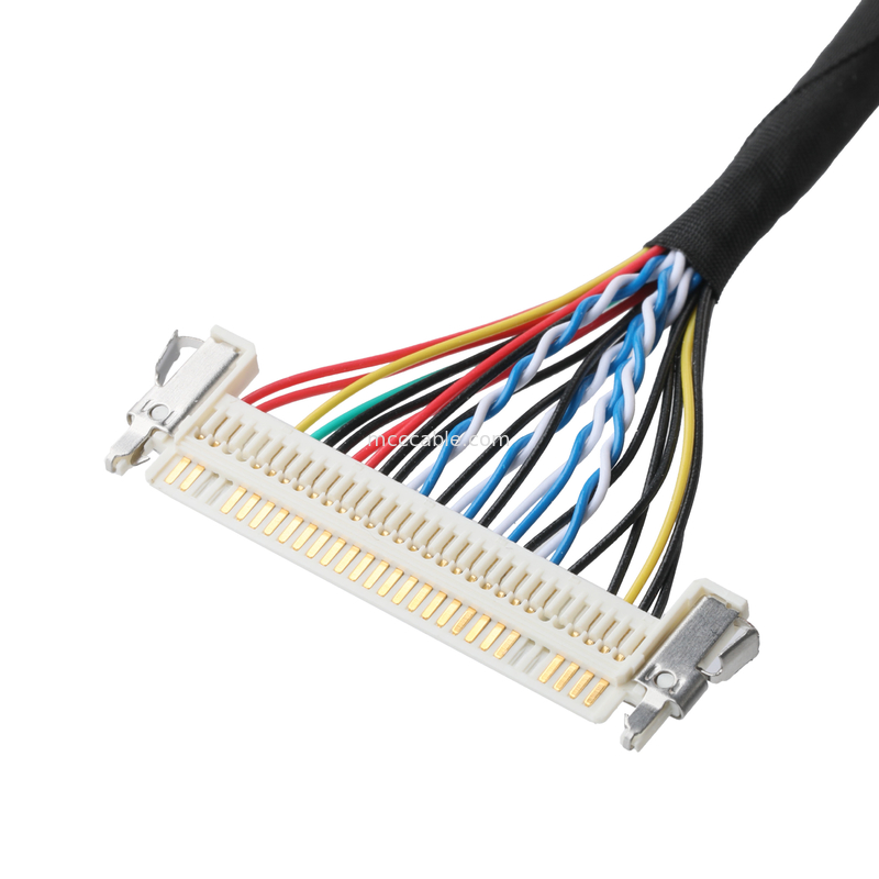 JAE FI-X30HL 30P 1,0 mm rozstaw do JAE FI-S20S 20P i SHLP-6P zestaw kabli LVDS OEM/ODM