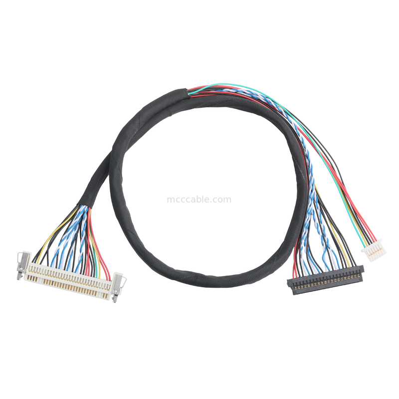 JAE FI-X30HL 30P 1,0 mm rozstaw do JAE FI-S20S 20P i SHLP-6P zestaw kabli LVDS OEM/ODM