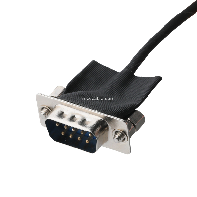 Zestaw kabli DB-9Pin LVDS D-SUB-9P Lutowanie męskie do TU1.0 20Pin TU1002HN0-20 Połącznik drutu OEM/ODM