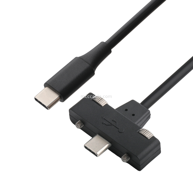 Interfejs Thunderbolt 4 klasy przemysłowej, kabel USB4, prędkość transmisji do 40 Gbps, 240 W super szybkie ładowanie, 8K Ultra