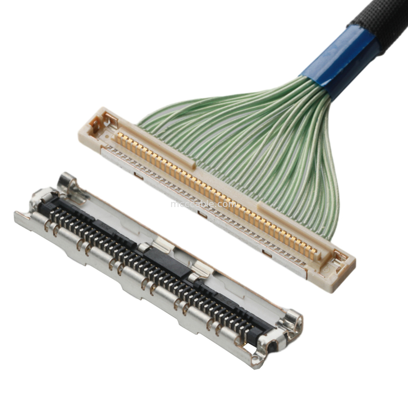 0.4mm Pitch  DF36-40P-0.4SD Mikro kabel koncentryczny lvds kabel łączący