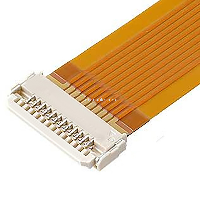 Horyzontalny Mikrokosacyjny Kabel 0,5 mm Pitch DW-5 20598-008T-02 Wtyczka 8 pinów