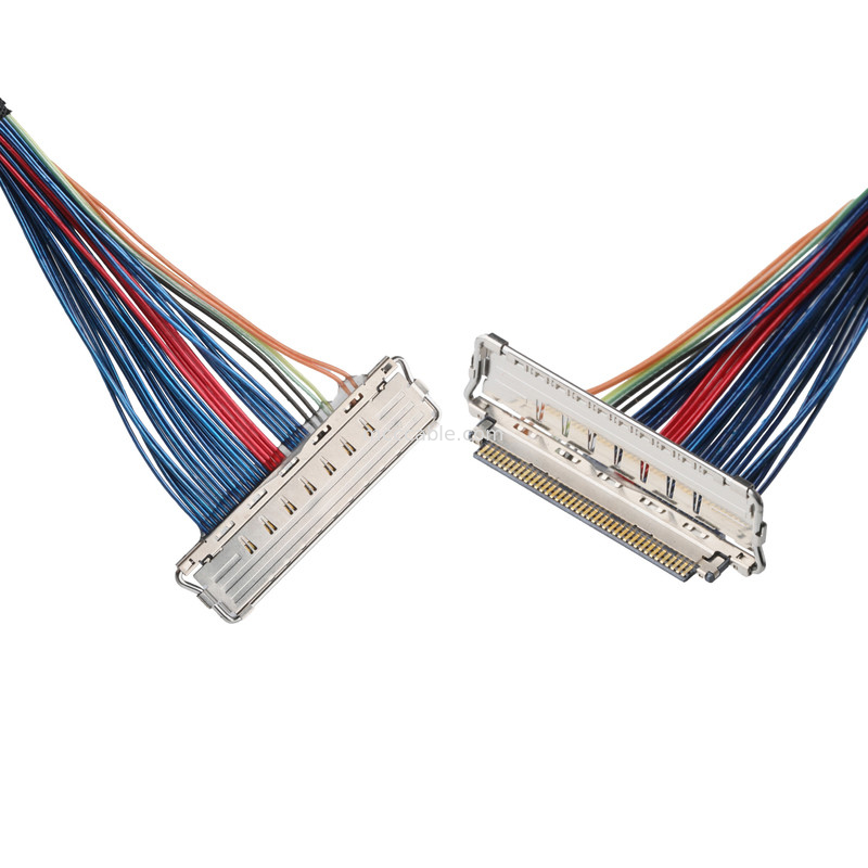 JAE FI-RE51-HL i JST EHR-7 do 20679-040T-01 Kabel LVDS EDP Kabel mikro-koaksjalny