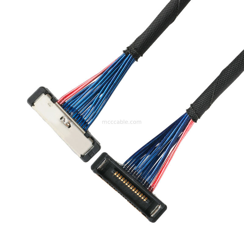 Mikropromieniowy kabel koaksjalny 20380 łącznik 20380-R14T-06 łącznik pitch 14P