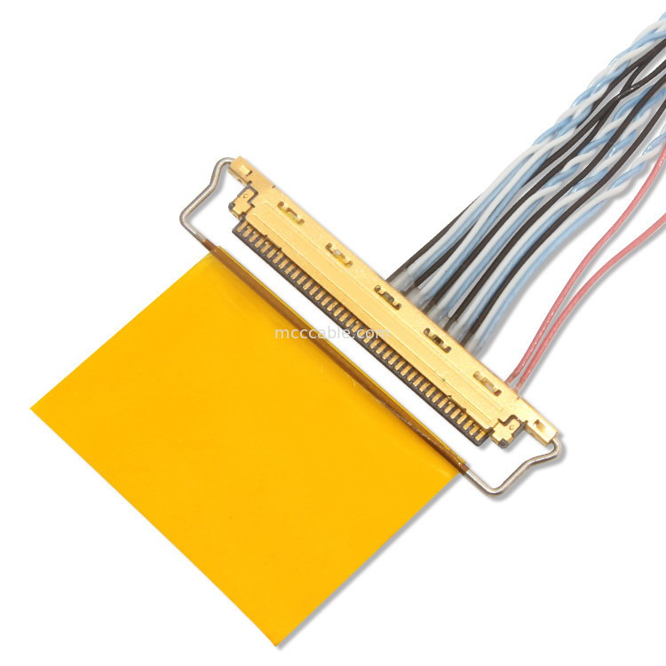 1.25mm 0.5mm Lvds Kabel koaksjalny Df13 30ds 1.25 Do 20453-240T-03 0,5mm rozpiętość