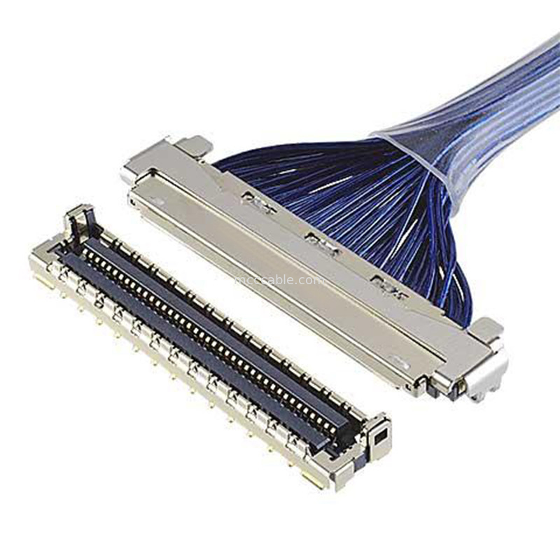 Niestandardowe złącze 0,4 Mm  20788 20679 30pin 40pin 50pin 60pin Micro złącze koncentryczne Emi Shield Lvds Cable