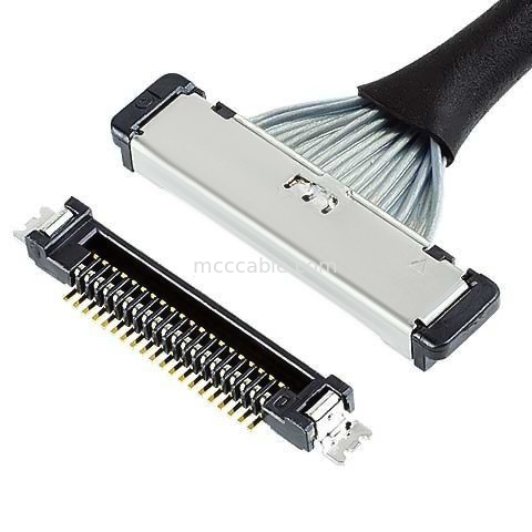 SS 20380-R20T-06 gniazdo wtykowe mikro złącze kabla koncentrycznego lvds 20 złącze pinowe kabel