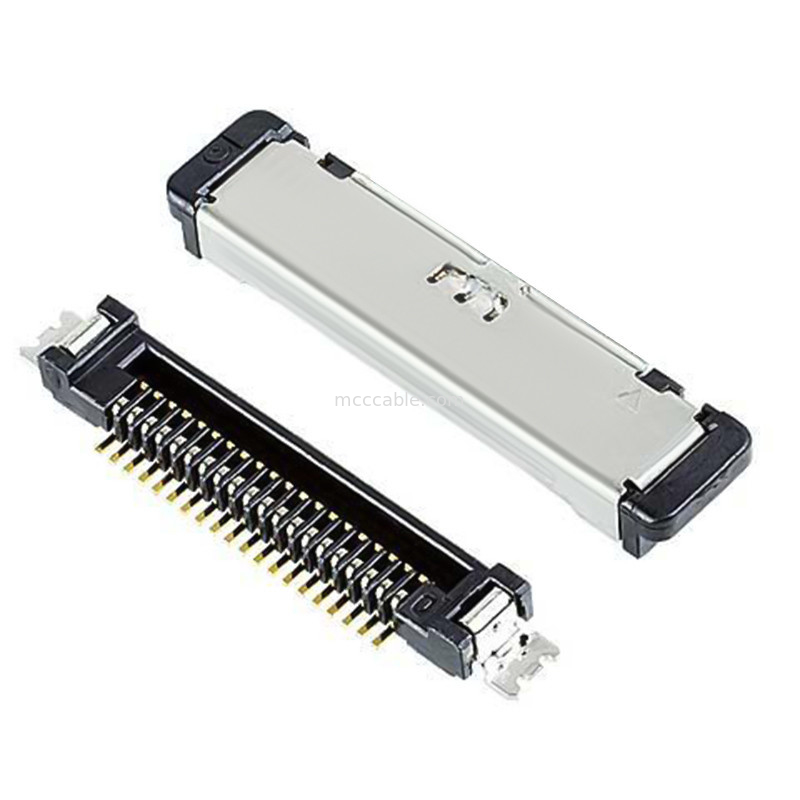 SS 20380-R20T-06 gniazdo wtykowe mikro złącze kabla koncentrycznego lvds 20 złącze pinowe kabel