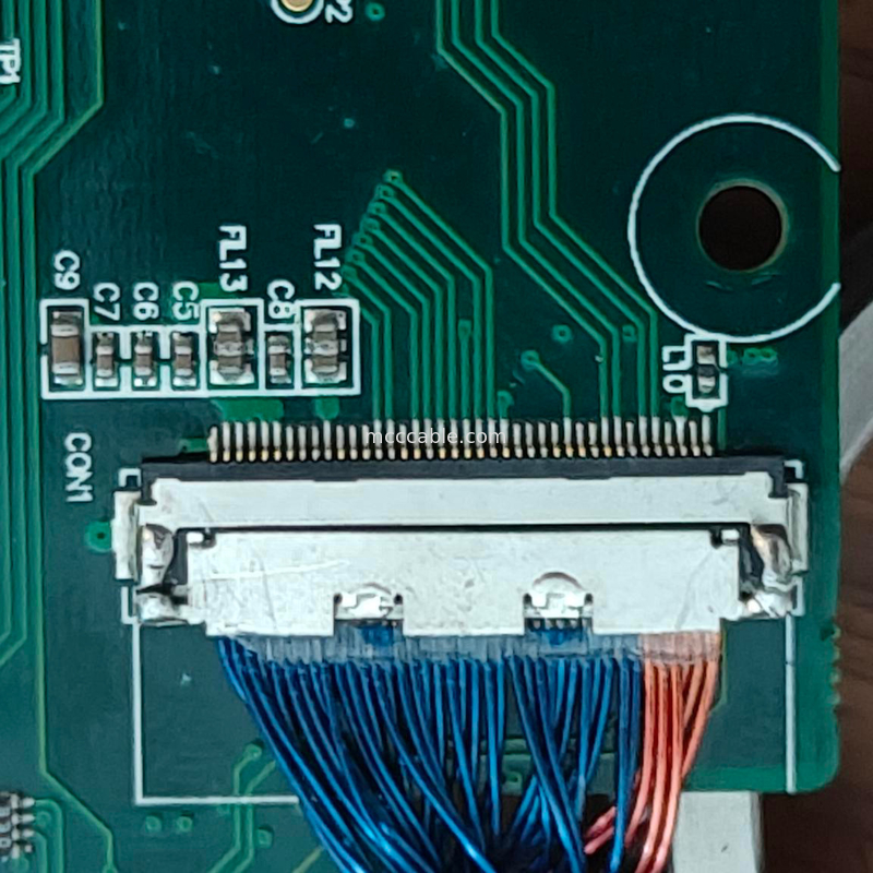 Długość niestandardowa LVDS Mikrokosacyjny Kabel 0,4 mm 20453z-030 SD do 20347 Z Zamkiem Mechanicznym
