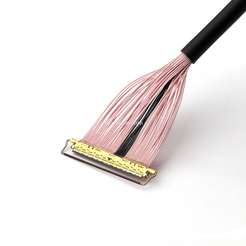 Kabel mikro-koaksjalny o szerokości 50 pinów, 0,4 mm, osłonięty, do szybkiej transmisji danych