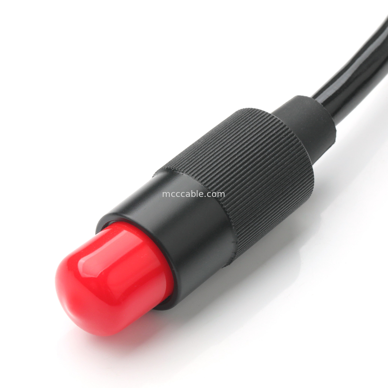 Zestaw kabli zasilania 4-rodzinnego z podłączeniem 2-pin 600V 125°C z rurą skurcza cieplnego
