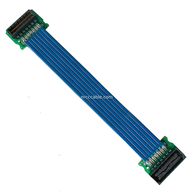 Niestandardowy kabel 0,50 mm QSH 030 01 F D Samtec High Speed ​​Cable Złącze wyświetlacza lvds
