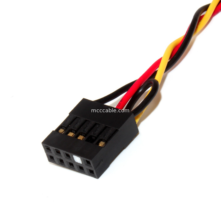 10POS 2,54MM PITCH Molex 22-55-2101 NAGŁÓWEK 3,5MM PANELOWY JACK AUDIO