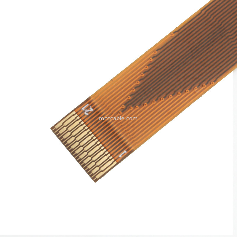 21-pinowy kabel FFC FPC, elastyczny kabel płaski FPC Złącze wyświetlacza lvds o skoku 0,3 mm
