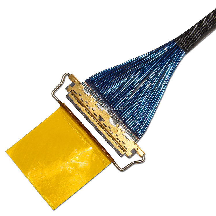 20 gb/s/pasek mini kabel koncentryczny transfer o wysokiej szybkości transmisji danych dla Thunderbolt 3 20633 40T 01 złącze wyświetlacza lvds