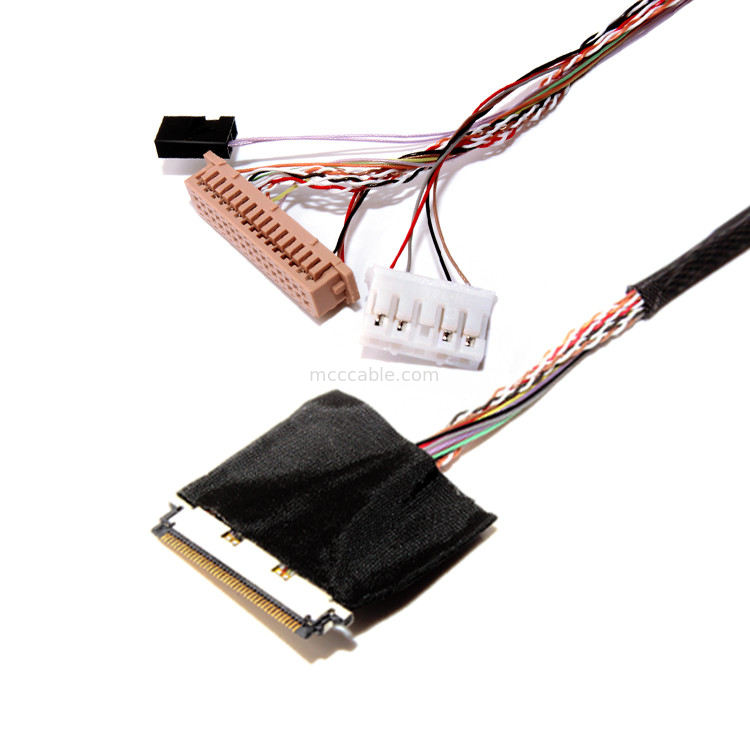 30 Pin Lcd Lvds Kabel 20345 040t Lvds Do Edp Kabel lvds z łącznikiem wyświetlacza