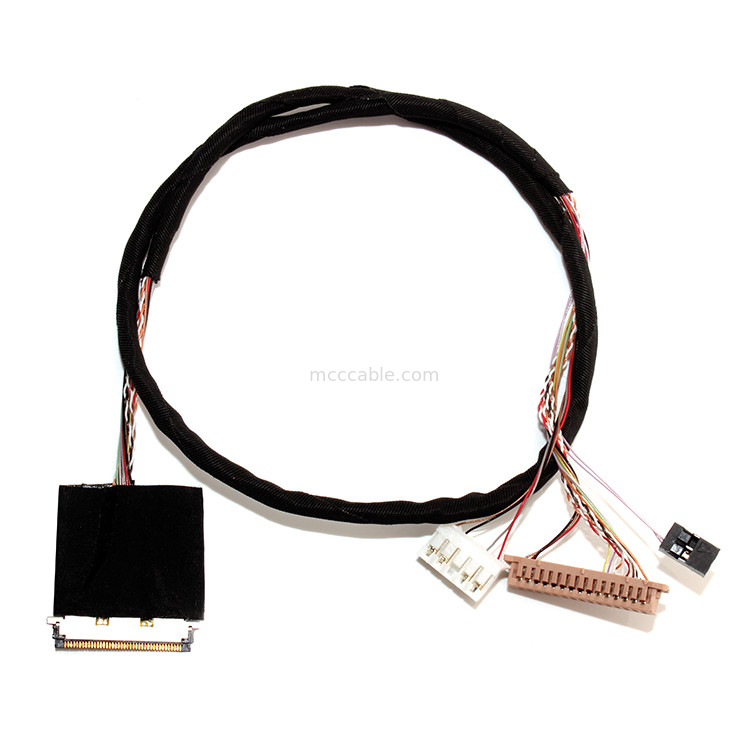 30 Pin Lcd Lvds Kabel 20345 040t Lvds Do Edp Kabel lvds z łącznikiem wyświetlacza