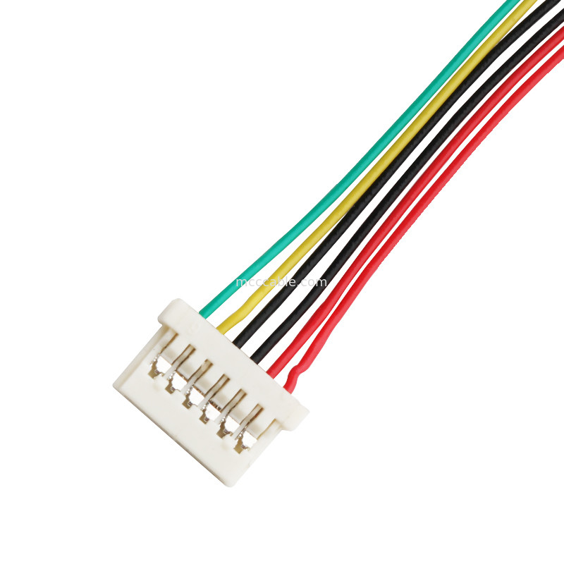 6DS 1,25 mm Pitch  DF14 Lvds Zespół kabla Zaciskanie 6-stykowe złącze wyświetlacza lvds