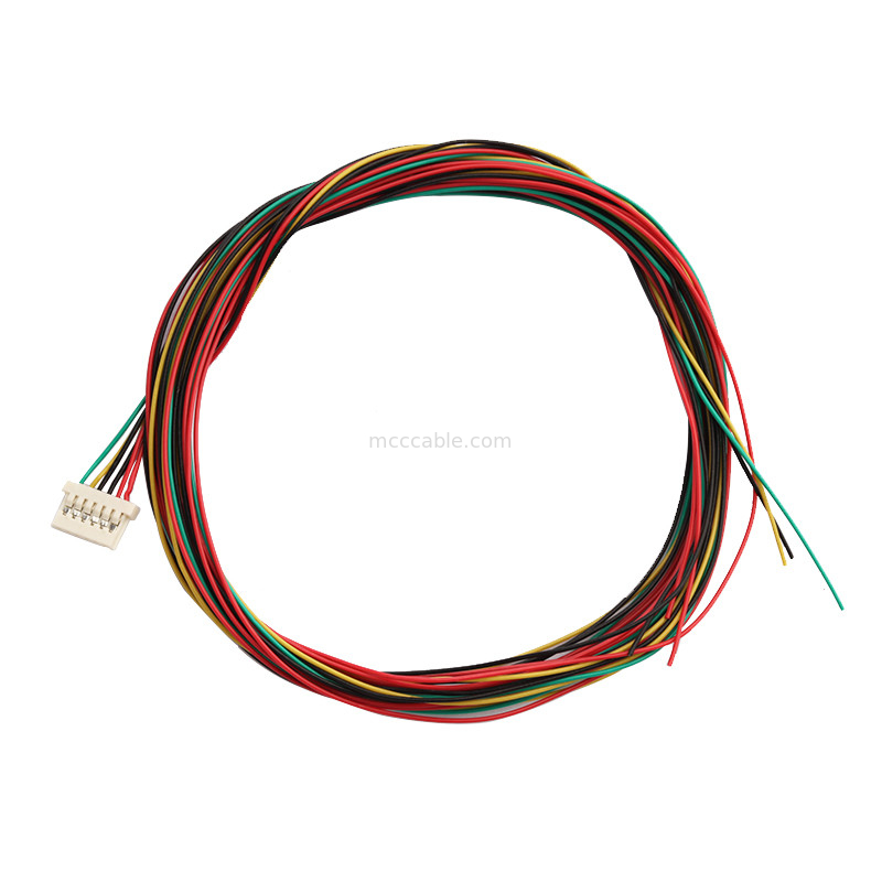 6DS 1,25 mm Pitch  DF14 Lvds Zespół kabla Zaciskanie 6-stykowe złącze wyświetlacza lvds