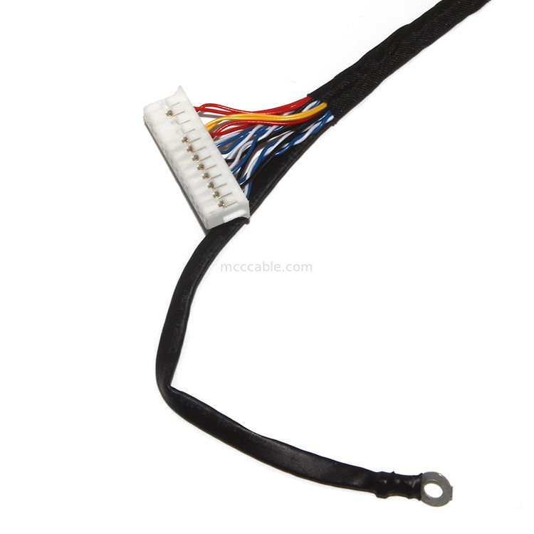 Dostosowanie długości 2,0 mm Grywa Lvds Kabel 30 pin  DF11-24DS-2C Do FI-X3OHL OEM / ODM