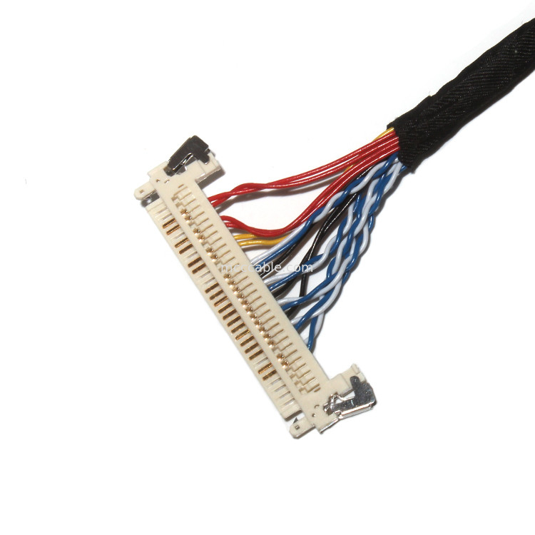 Dostosowanie długości 2,0 mm Grywa Lvds Kabel 30 pin  DF11-24DS-2C Do FI-X3OHL OEM / ODM