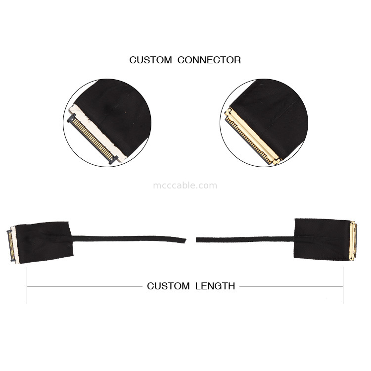 30 Pin 0,5 mm Pitch LVDS EDP Kabel 20453-230t-03 Do Kel Usl20-30s