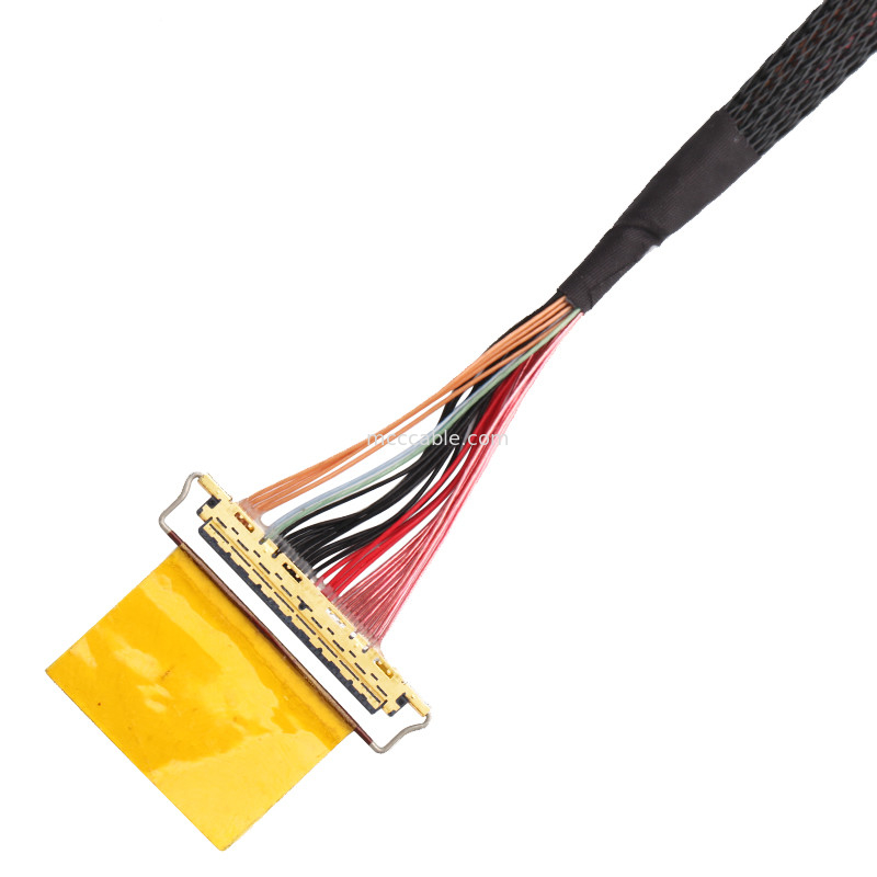 36AWG Lvds Kabel Zgromadzenie I  20453-240t-01 Do 20453-240t-01 40P 0,4mm Pitch