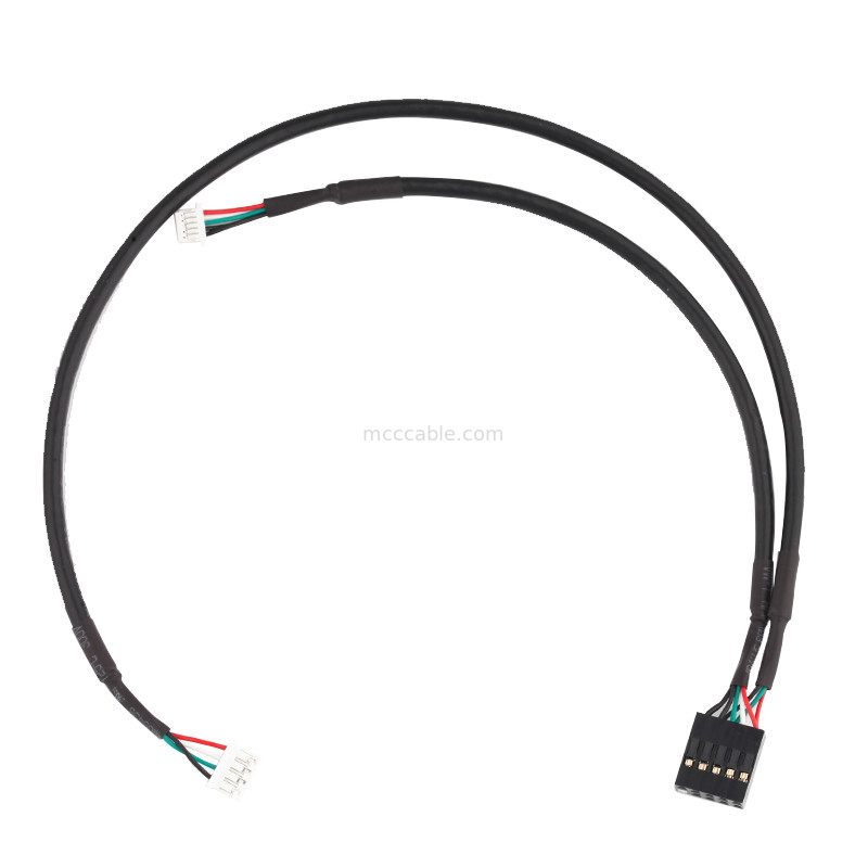 Zespół wiązki przewodów LED 28AWG JST PHR-5P DO SH1.0 5P Rozstaw 1,0 mm