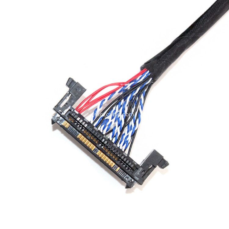 Zespół kabla 26AWG Lcd LVDS Rozstaw 1,0 mm JAE Fix-30ssl-Hf do  Df13 EDP