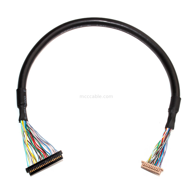 Złącze LCD Zespół kabla LVDS Rozstaw 1,0 mm 32AWG  DF13-20DS-1,25C