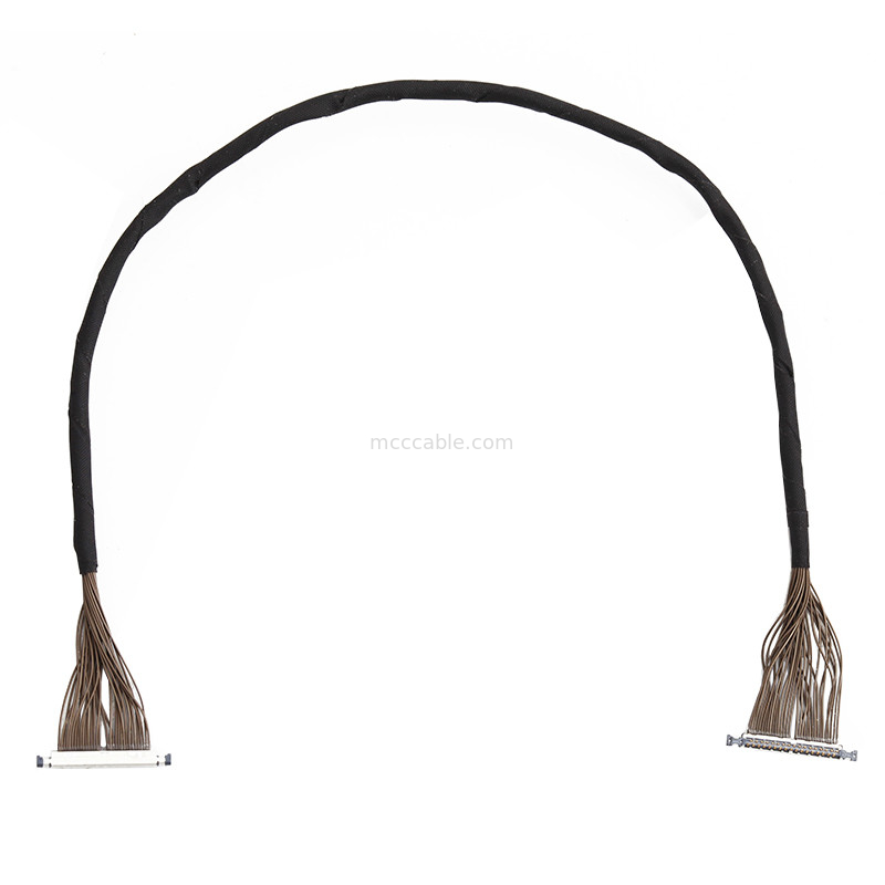 32 Pin Micro Koaksjalny Kabel 0,3mm Pitch 20496-032T-40 Lvds Kabel Do Drona 32P konektor
