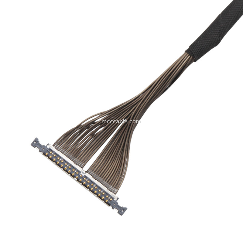 32 Pin Micro Koaksjalny Kabel 0,3mm Pitch 20496-032T-40 Lvds Kabel Do Drona 32P konektor