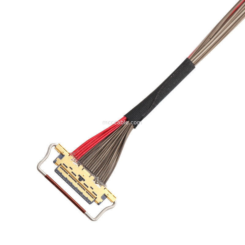 UL EDP LVDS Kabel koaksjalny 0,4 mm Pitch 20633-220T-01S 20 Pin Długość niestandardowa