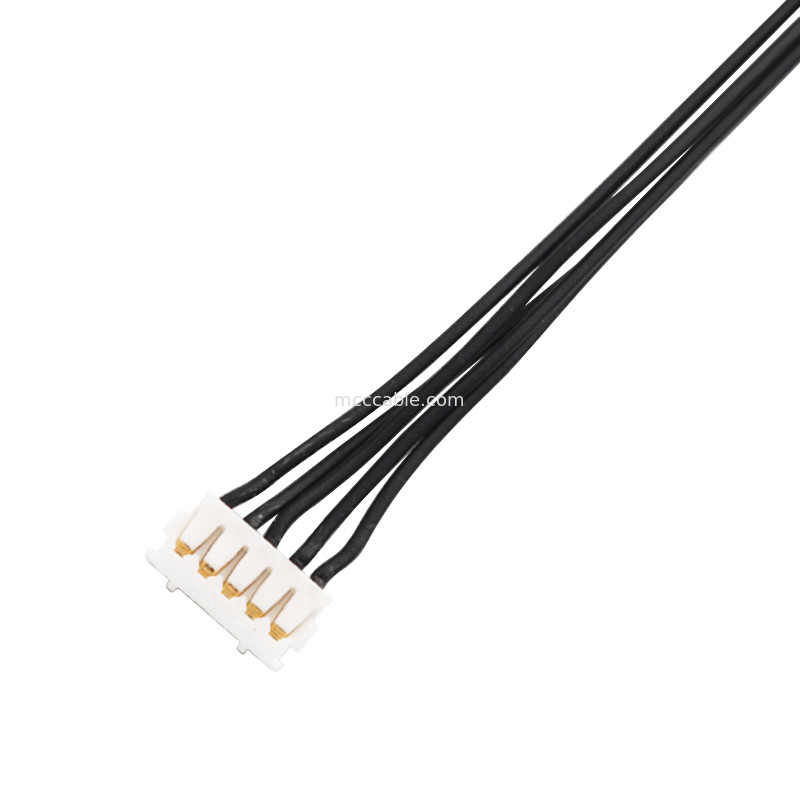Zgromadzenie kabli UAV Lvds Edp Zgromadzenie kabli 0.25mm Pitch 20531-034T-02 To Jst Auhr-05v-H 34 Pin Micro kabel skoaksialny