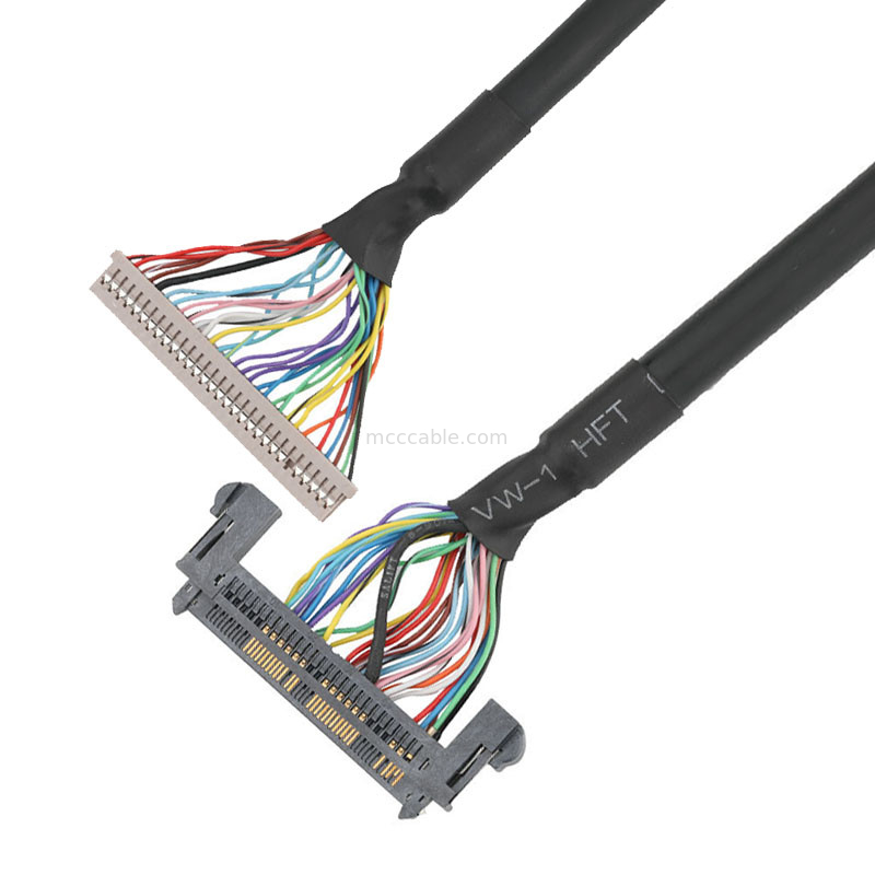 Zespół kabli  1,25 mm DF14-30S-1,25C do JAE 0,5 mm FI-RE51HL LVDS EDP