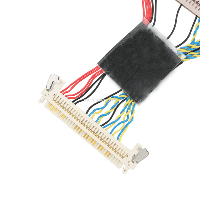 Df14-30s-1.25c 30-pinowy do Jae Fi-X30 30-pinowy zespół kabla EDP Lvds