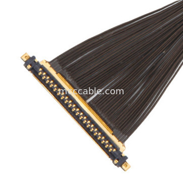 40P UL11130 46AWG Mikrokosacyjny kablówka 20531-040t-02 IDC Forming OEM/ODM