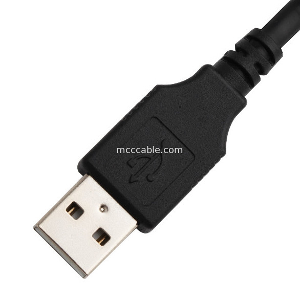 28AWG USB 2.0 TO JST SPH-4 Niestandardowa wiązka przewodów 9-pinowe złącze wyświetlacza lvds