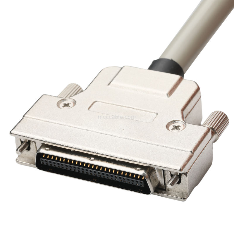 Hd D Sub Db50 Case Zink Alloy Nickel Plated To D-Sub Mdr Plug Od 90mm