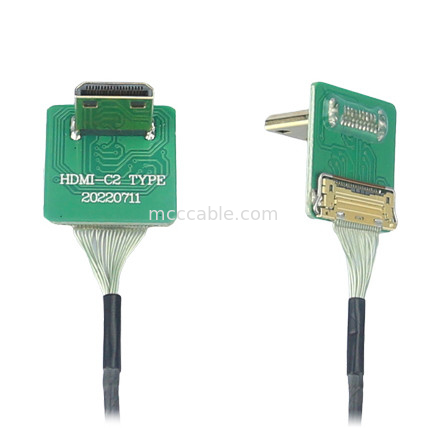 Adaptory łączników ®-VS 20525-020E-02 do 0,4 mm Pitch Hd Hdmi Adaptory Typ mini Hdmi-C Customimized