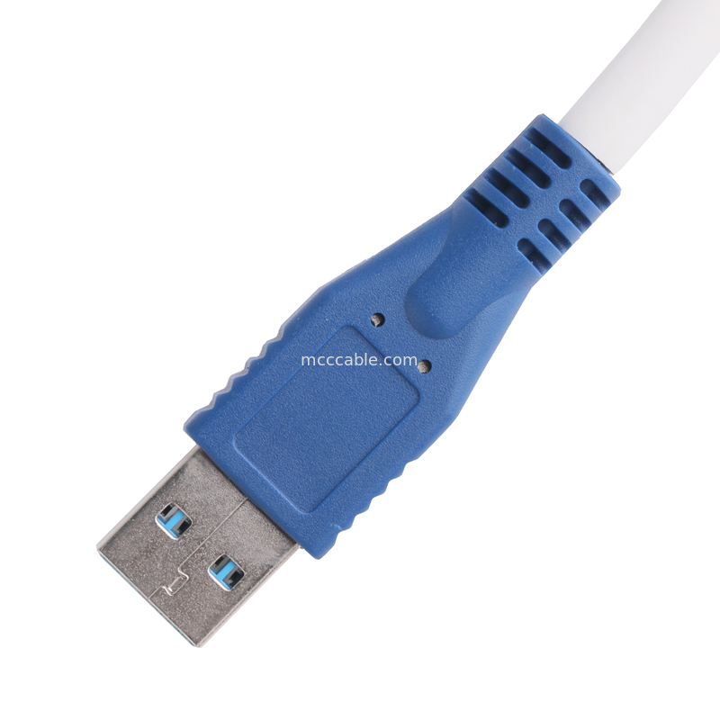 5 Gbps Micro B To Usb 3.0 Długość kabla Dostosować Błękitny Kolor ROHS