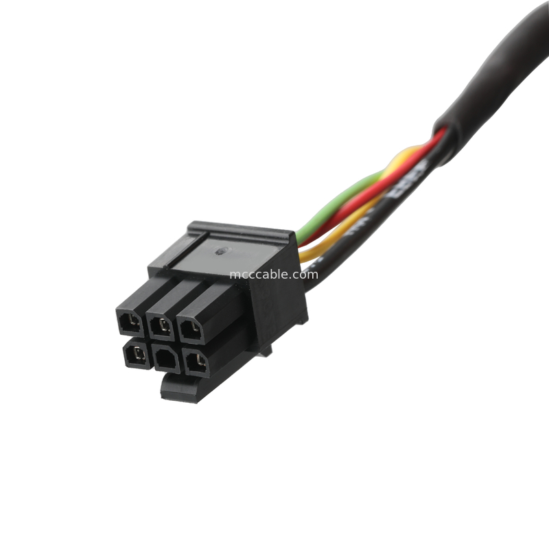 LVDS CABLE HSG 43025-0600 Picth 3.0mm MX do HSG 43025-0200 i RV1.25-4 złącza OEM/ODM długość kabla